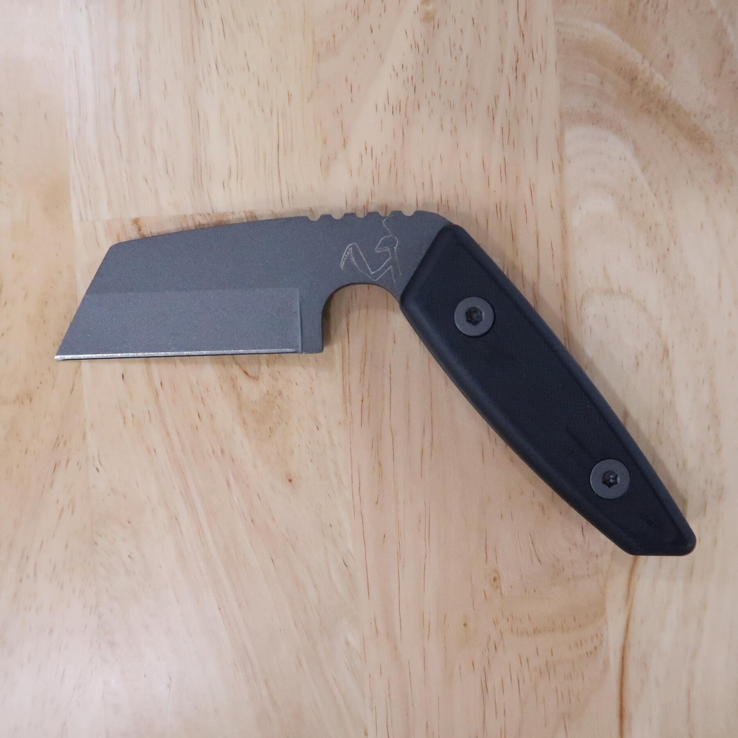 TURQ GEAR System-M Mantis acero Sleipner G10 Cerakote gris tungsteno (66mm) Color: - Gris