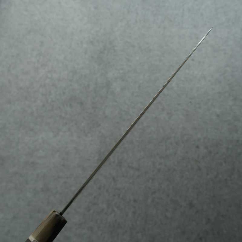 Gyuto Honyaki aço Shirogami SUISIN acabamento espelhado Cabo em ébano (270mm)