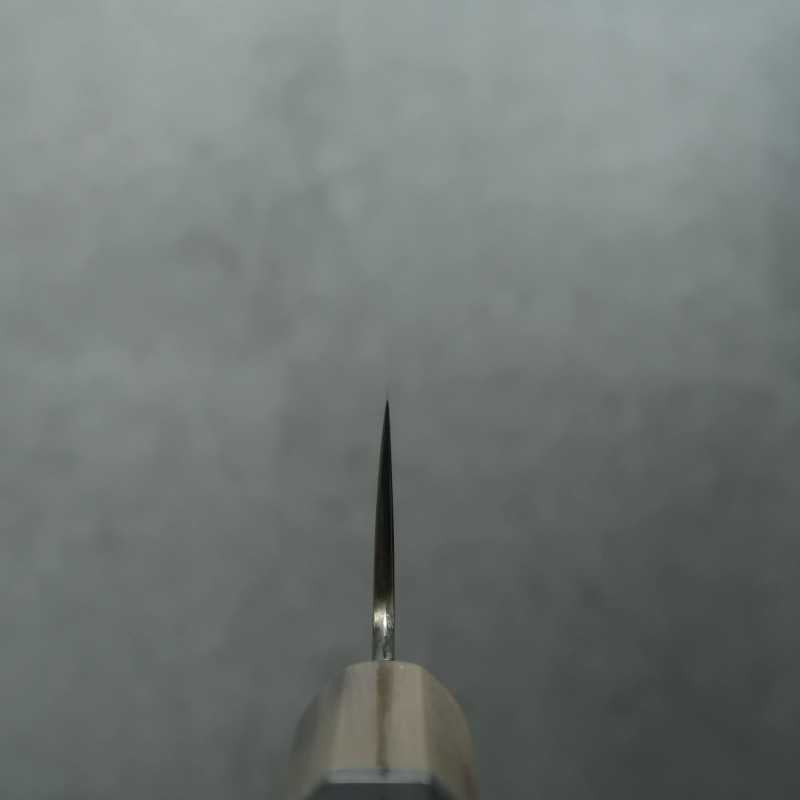 Gyuto Honyaki aço Shirogami SUISIN acabamento espelhado Cabo em ébano (270mm)