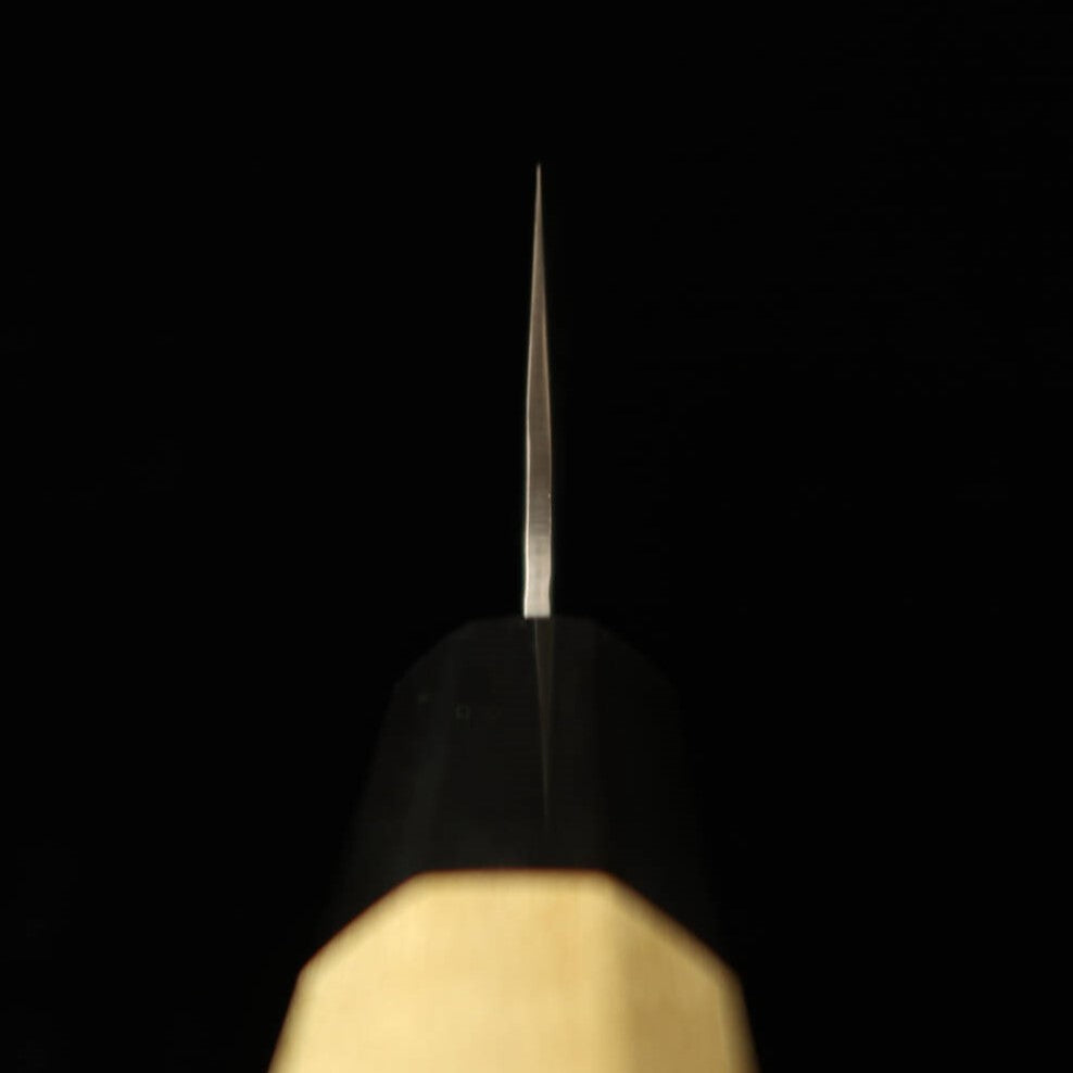 Gyuto MIURA AUS10 (10A) Acabado martillado damasco, mango octogonal de magnolia (210/240 mm)