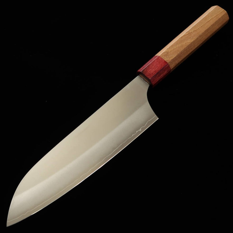 STYLE-K Kurosaki Makoto - Ryusei - Santoku Aogami Super manche en merisier américain (170 mm)