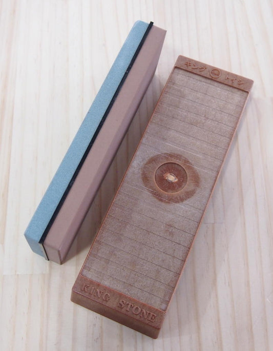 Pierre à aiguiser King KG-65 double face 220-1000 185x63x25 mm