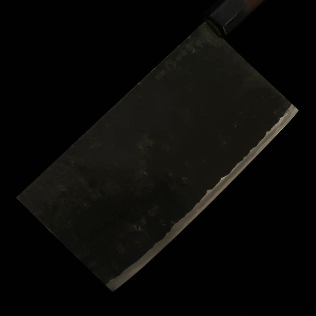 武田刃物TAKEDA 備中手打ち鍛冶 中華包丁(小) 日立青紙スーパー鋼 (190~210mm)