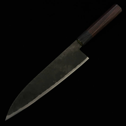 TAKEDA Couteau forgé à la main Bitchu Sasano (Moyen) Acier Hitachi Aogami Super (210 mm)