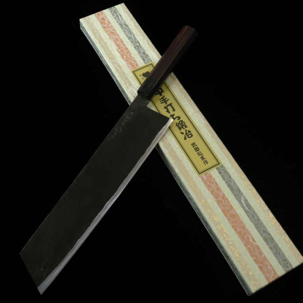 Takeda Hamono TAKEDA Forja artesanal de Bitchu Kiritsuke (grande) Aço Hitachi Blue Super (270mm)