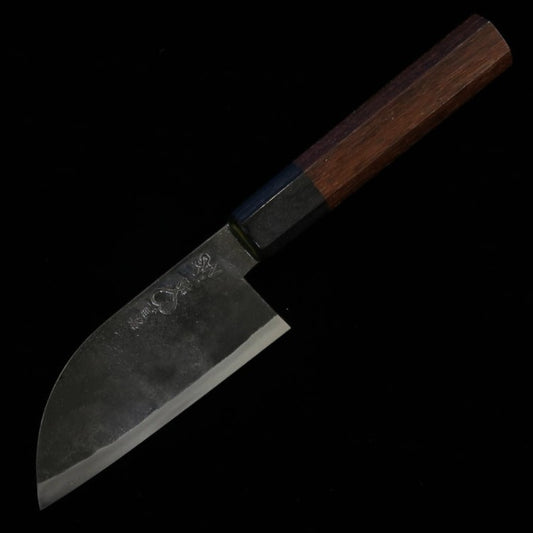 Takeda Hamono TAKEDA Bitchû forgeron artisanal Petit couteau lame Super Blue Paper Hitachi (90-110 mm)