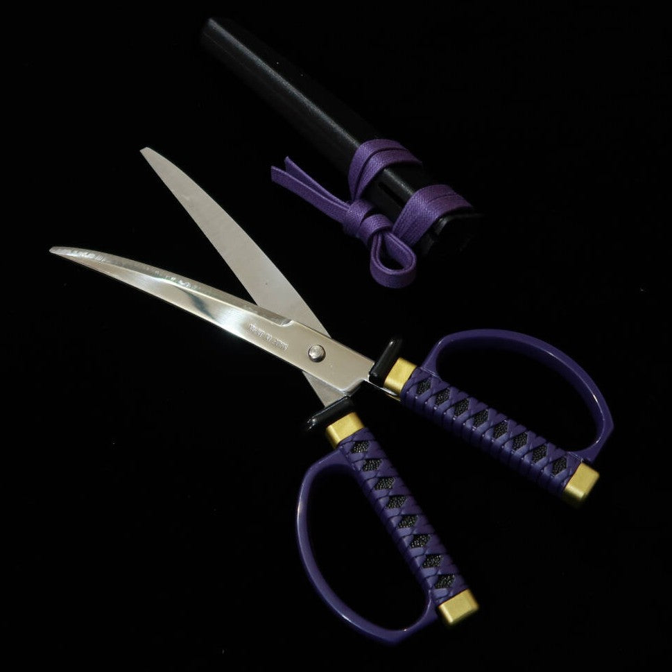 Nikken Cutlery Japanese Sword Scissors with Stand, Tokugawa Ieyasu
