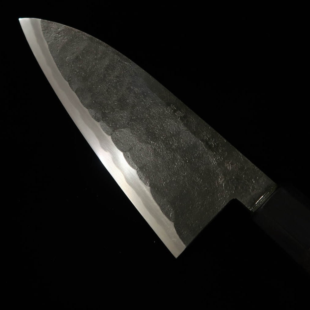 Takeda Hamono – Forgeron de Bitchū, Deba grande lame, acier Hitachi Aogami Super (180 mm)