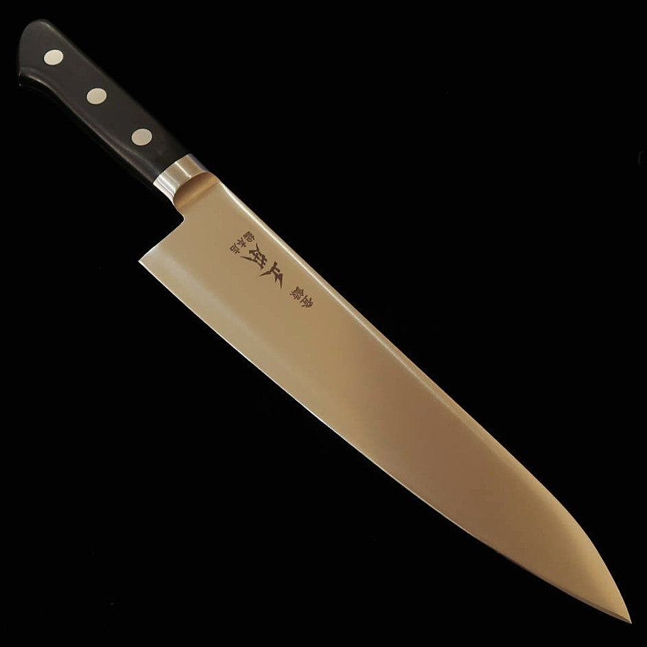 正本総本店 MASAMOTO SOHONTEN 牛刀 ハイパーモリブデン 黒合板柄(210