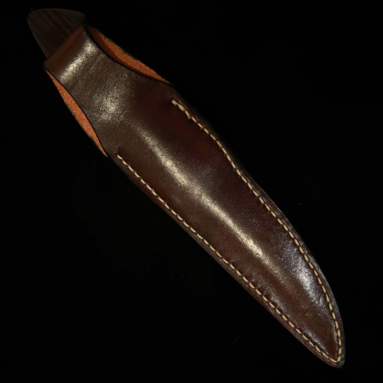 武田刃物TAKEDA 備中手打ち鍛冶 守屋正作 シースナイフ 縞黒檀