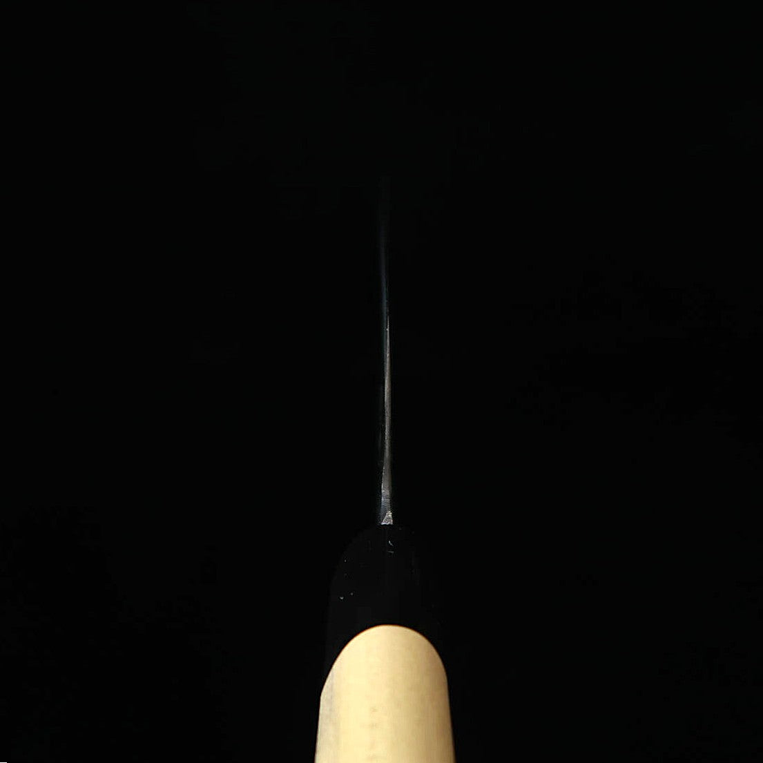 MIURA Nakiri Blue Steel No. 2 Black finish Magnolia wood handle (165mm)