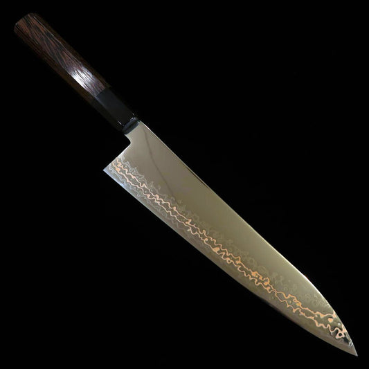 Faca Gyuto MIURA SLD Damasco Níquel, cabo octogonal de wenge (210mm)