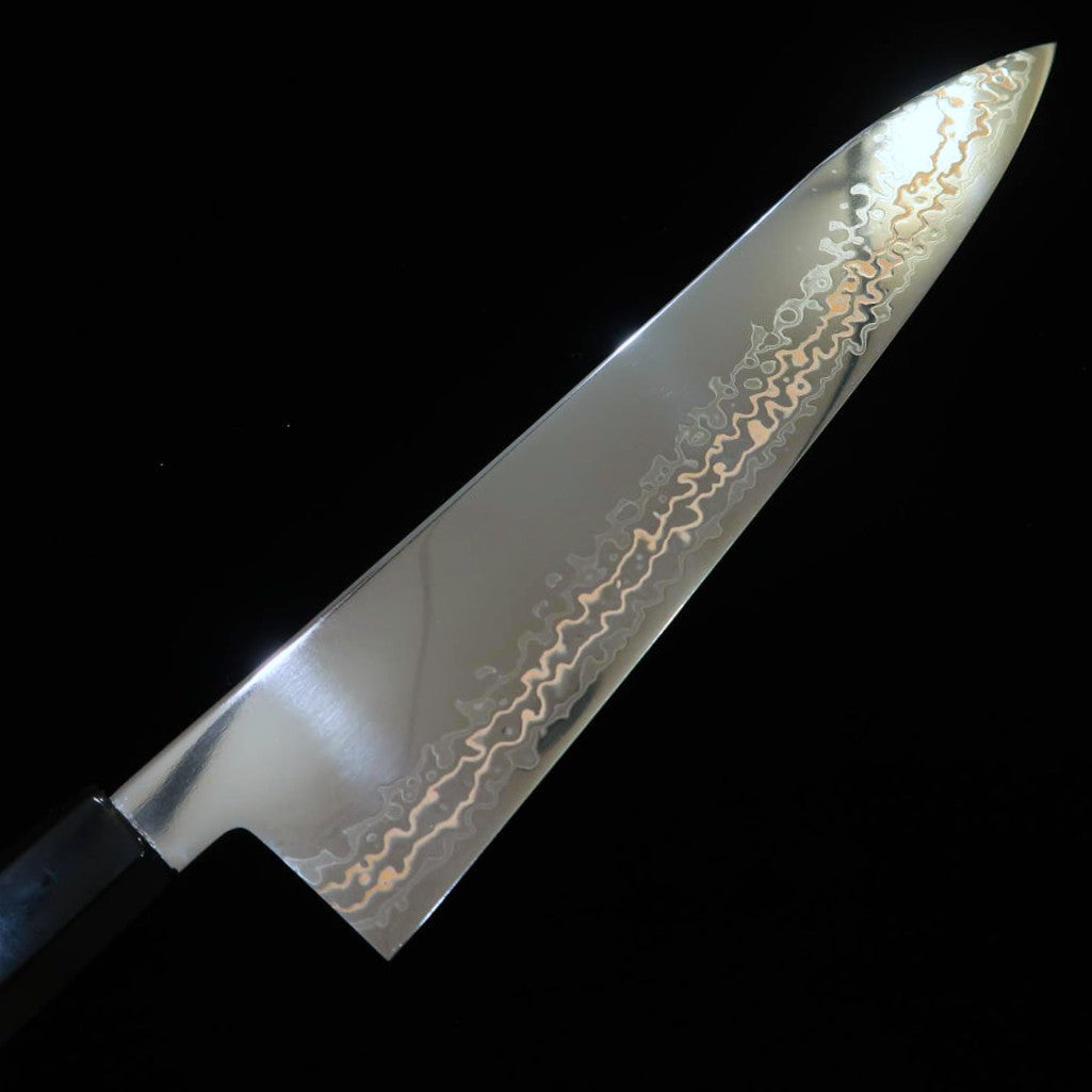 Miura MIURA Gyuto SLD Damas nickel, manche en wengé octogonal (210 mm)