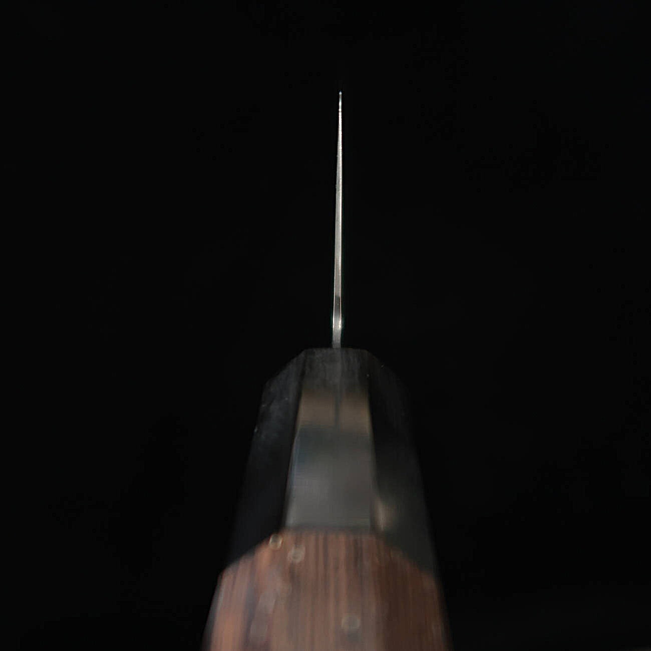 三浦MIURA 切付牛刀 流氷 SG2 黒染めダマスカス 黒水牛ウェンジ八角柄(240mm)