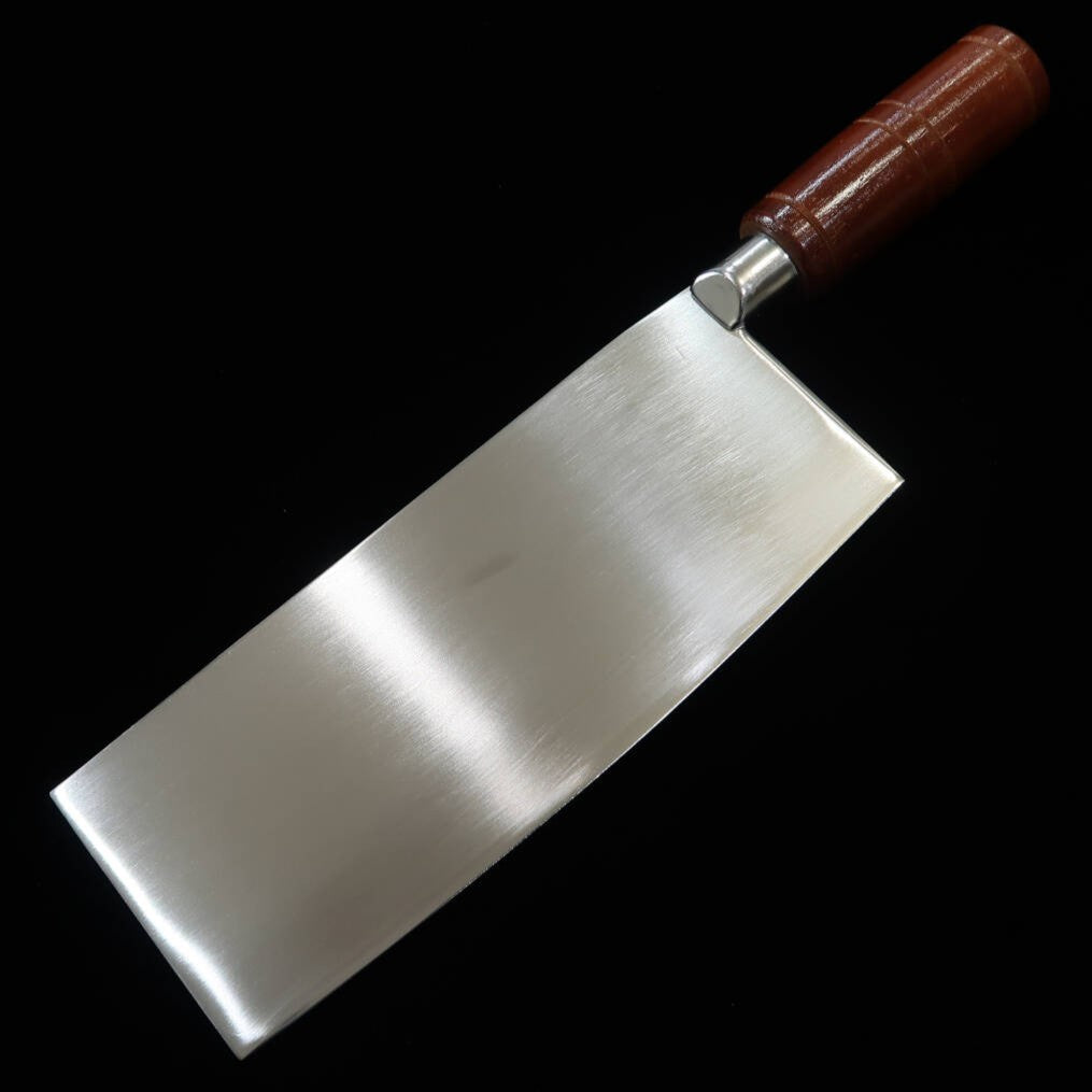 三浦MIURA 中華包丁 SK材 ステン割込 No.500GC 茶合板柄(205mm)