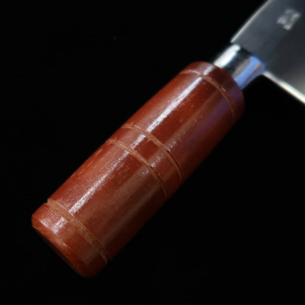 三浦MIURA 中華包丁 SK材 ステン割込 No.500GC 茶合板柄(205mm)