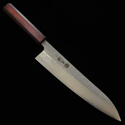 Gyuto MIURA SLD, Nashiji finish Oak Octagonal Handle (210mm)