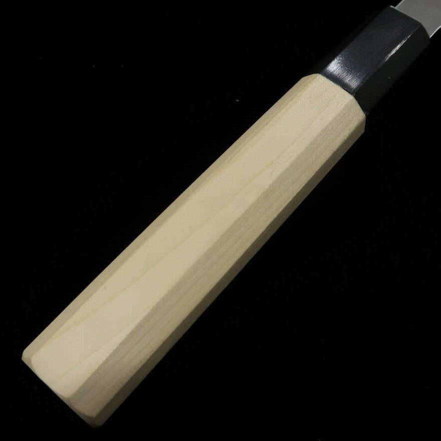 三浦MIURA 切付柳刃 銀紙三号 朴八角柄 (270/300mm)