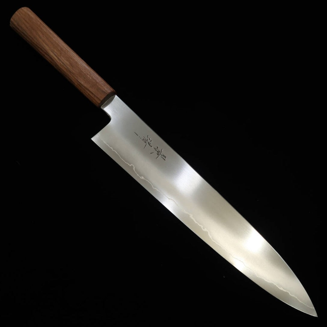 景清KAGEKIYO 和牛刀 銀紙三号 ウォルナット縦縞柄 (270mm)