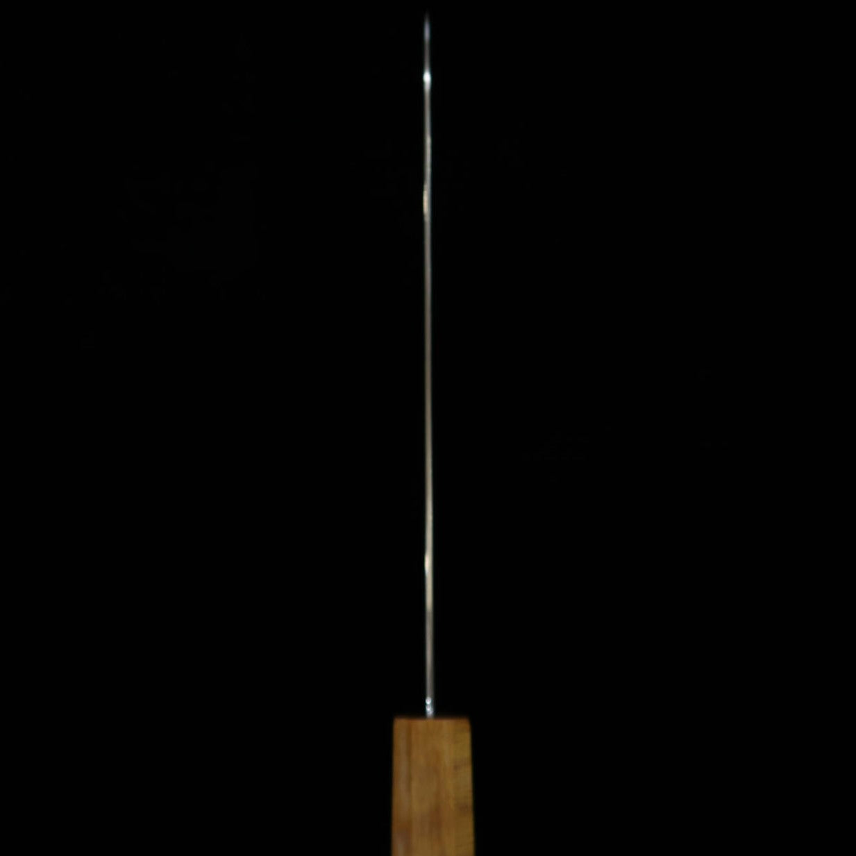 Gyuto MIURA Hikari SLD acabado pulido, mango de arce doble aro -amarillo- (195 mm)
