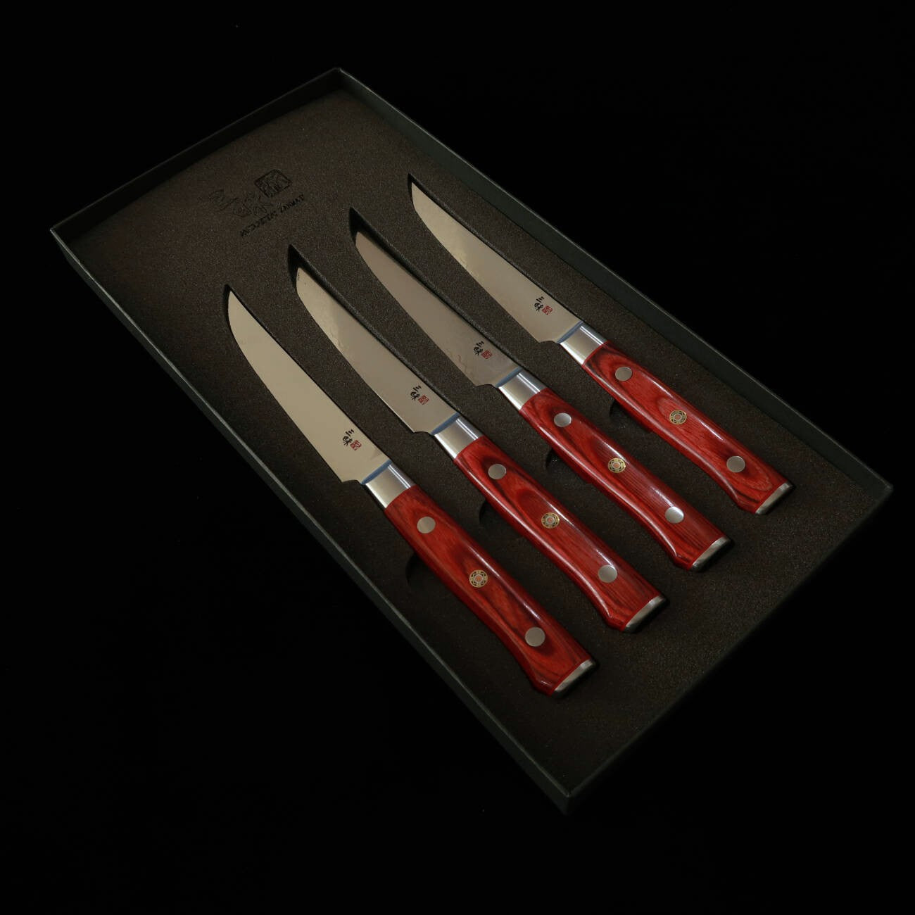 Set de cuchillos para carne MCUSTA ZANMAI Classic Pro Damasco Guren 4P (115mm)