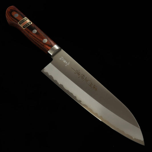 V.ROAD Santoku VG10 Mahogany Handle (165mm)