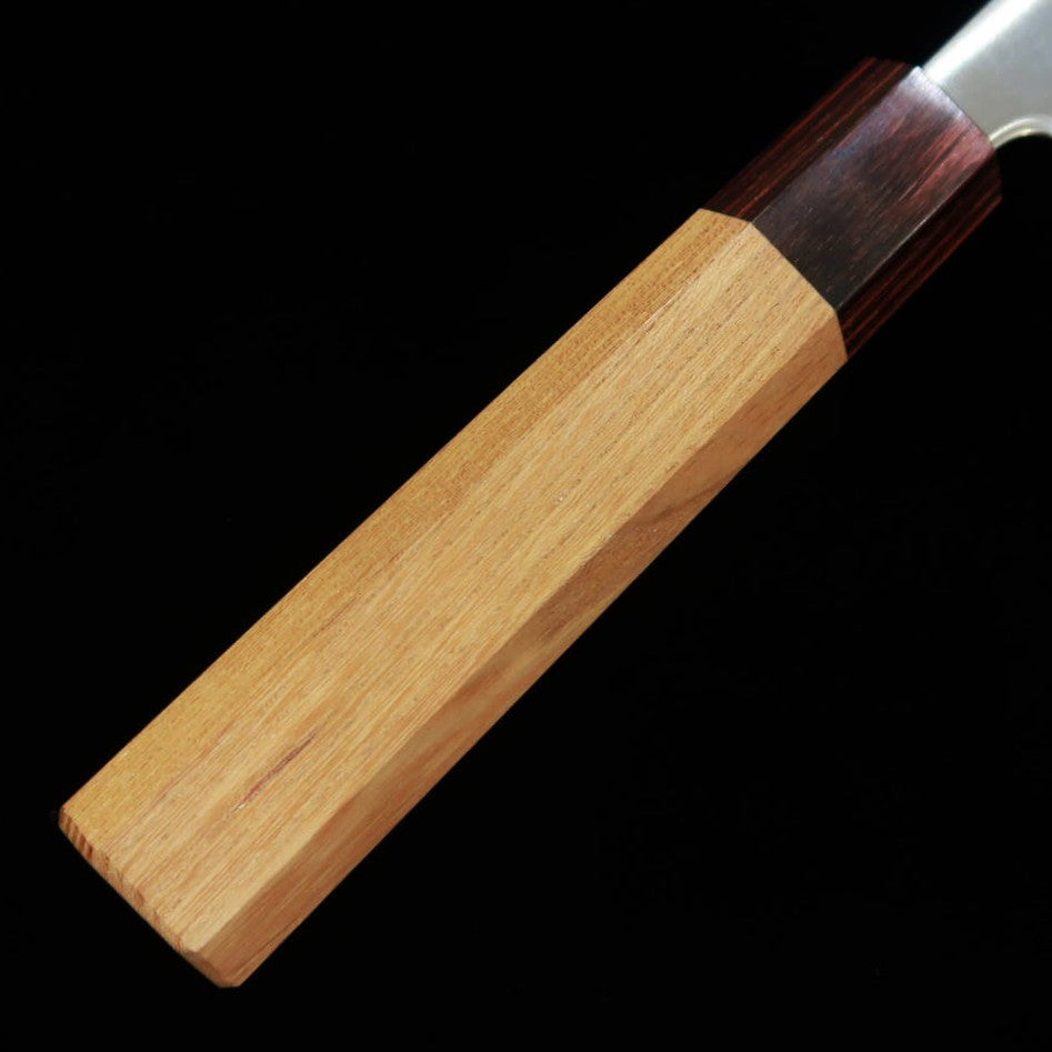 三浦 MIURA 三徳 青紙スーパー 磨き 欅八角柄 (165mm)