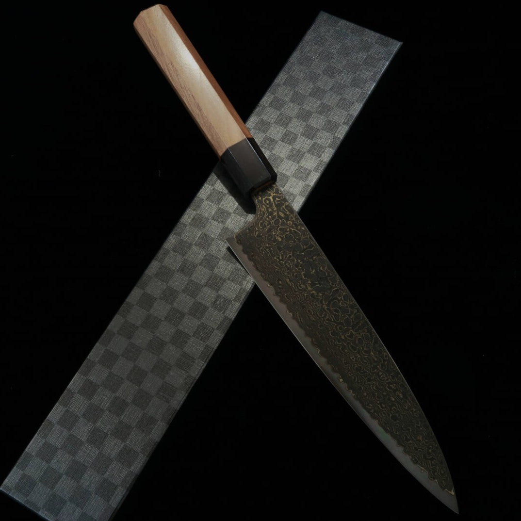 Kagekiyo Gyuto ZA-18 Black damascus (210/240mm)