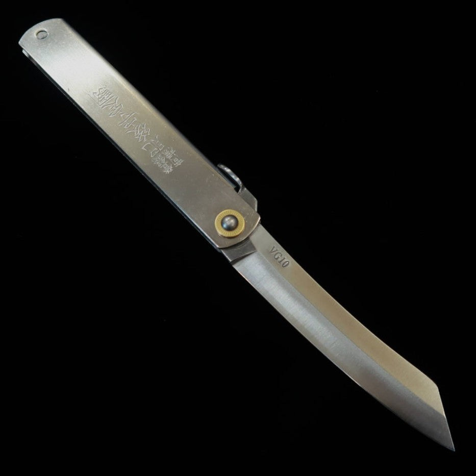 Higonokami VG10 totalmente em aço tamanho extra grande (120mm)