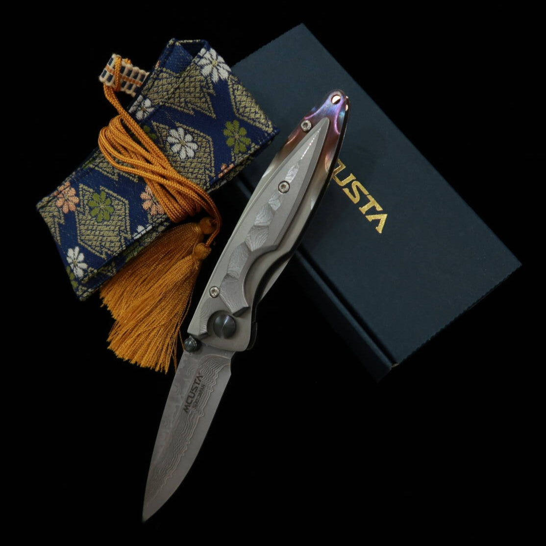 MCUSTA Shinra Kasumi Series VG-10 Damascus MC-0031D (71mm)