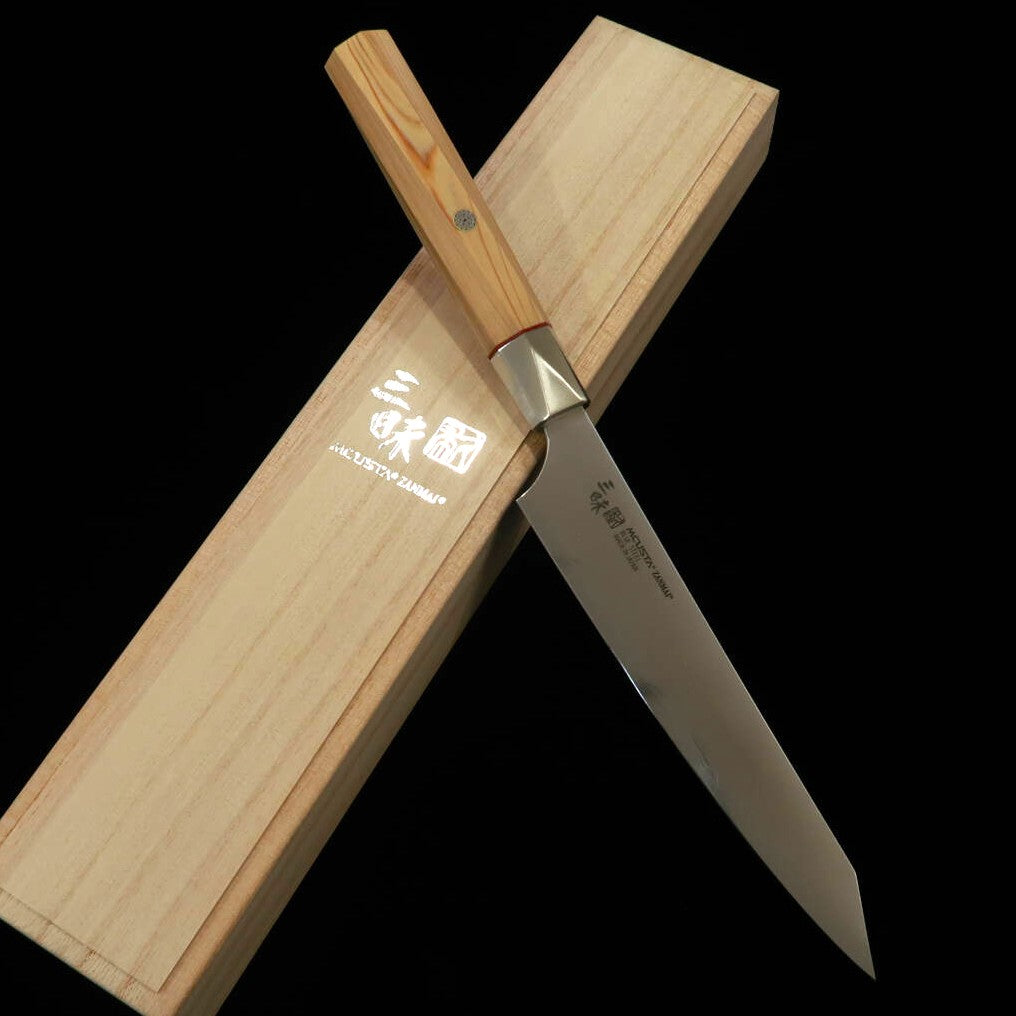 【Nuevo estándar】ZANMAI MCUSTA Beyond 3 Aogami Super Petty (110/150mm)