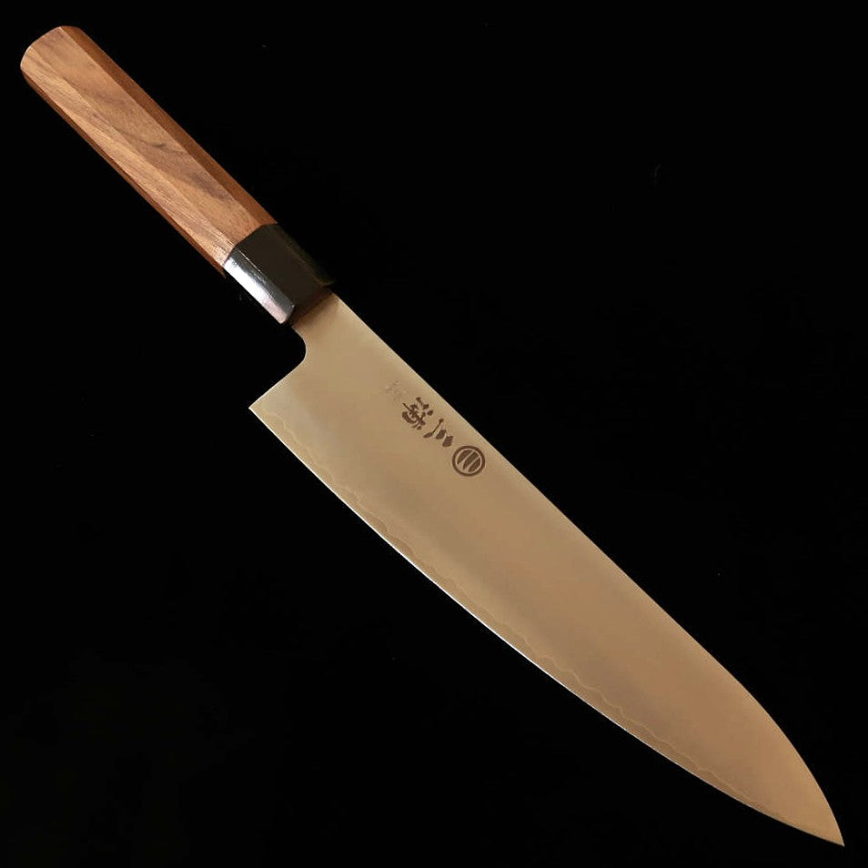 三浦 MIURA 粉末ハイス 牛刀 胡桃八角柄 (210mm) – 三浦刃物店 Miura