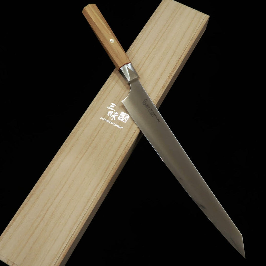 【Nuevo estándar】MCUSTA ZANMAI Beyond 3 Aogami Super Sujihiki (240/270mm)