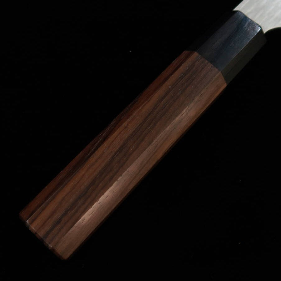 Nigara Hamono NIGARA VG XEOS Tsuchime Damasco Santoku cabo de jacarandá (170mm)