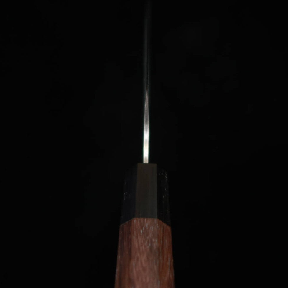 Nigara Hamono NIGARA VG XEOS Tsuchime Damasco Santoku cabo de jacarandá (170mm)