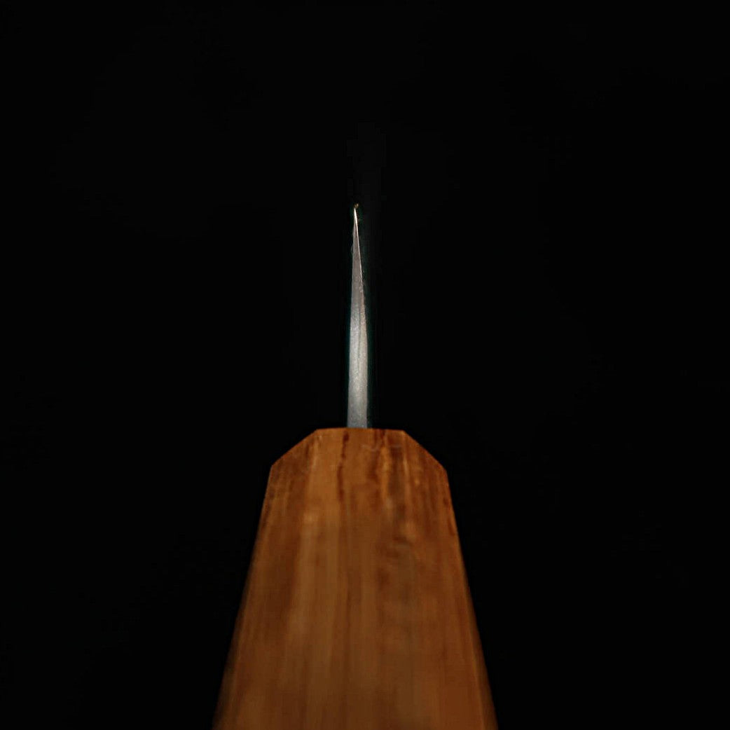 Miura Petty Aogami Nº 2 Nashiji com cabo de carvalho (150mm)