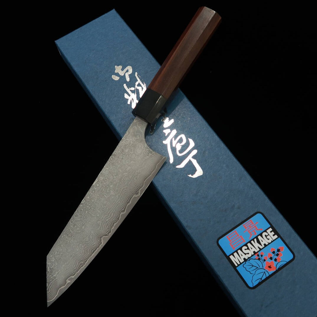 昌景MASAKAGE 雲 文化 VG10 割込み ダマスカス 紫檀柄 (170mm)
