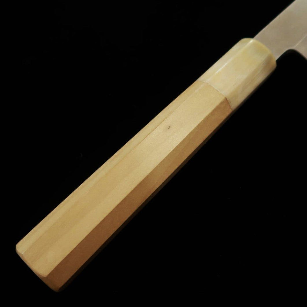 【OUTLET】三浦佩MIURA Obidama 切付柳刃 白紙二号 朴八角柄 (300mm)