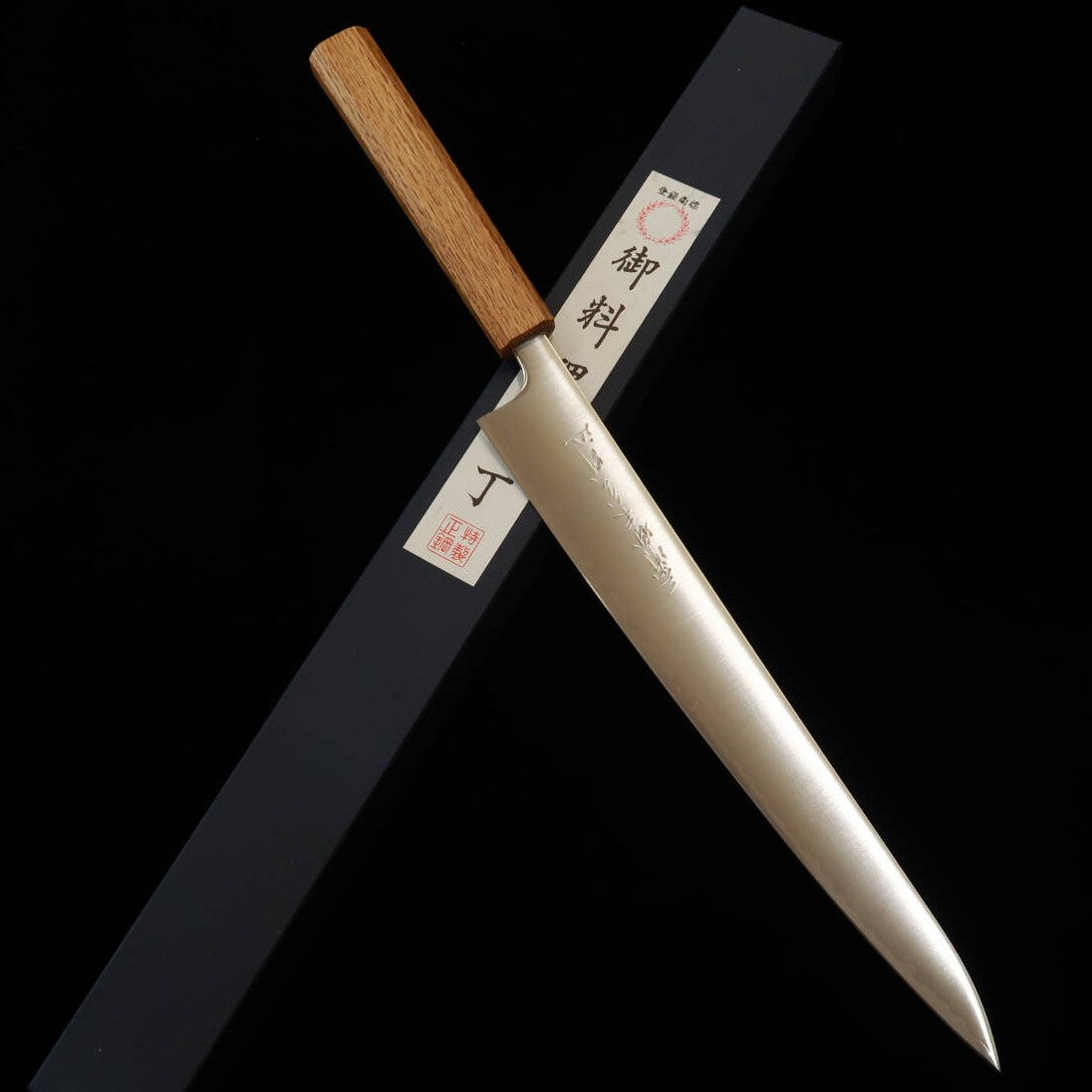 【OUTLET】Sujihiki MIURA Acero en polvo de alta velocidad PHSS Mango octogonal de roble (270 mm) Defectuoso