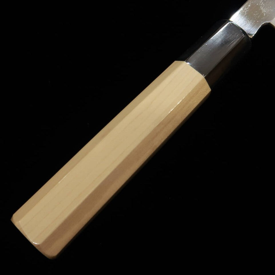 【OUTLET】酔心疾風絆シリーズ 鮪柳刃 青紙二号 朴八角柄 (300mm) 傷有り