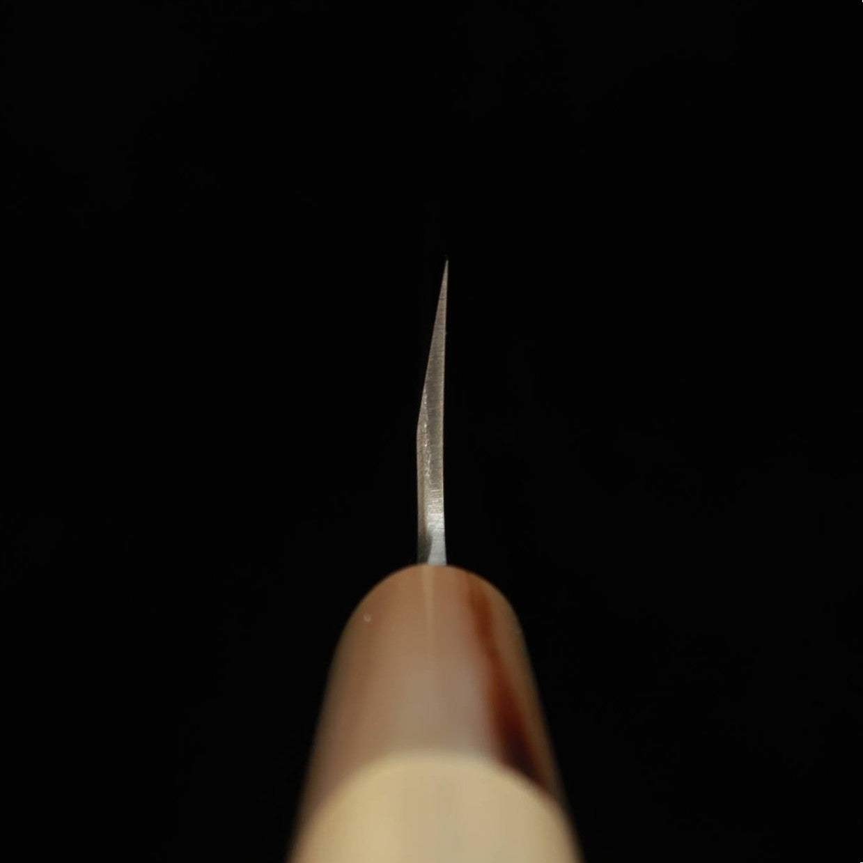【OUTLET】酔心SUISIN 絆シリーズ 鎌形薄刃 白紙二号 朴栗型柄 (195mm) アイケ有り