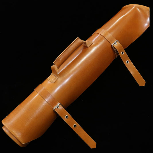 Leather Knife Roll Long Lasteing Leather 4 Colors 4P (Bordeaux/Brown/Navy/Black)