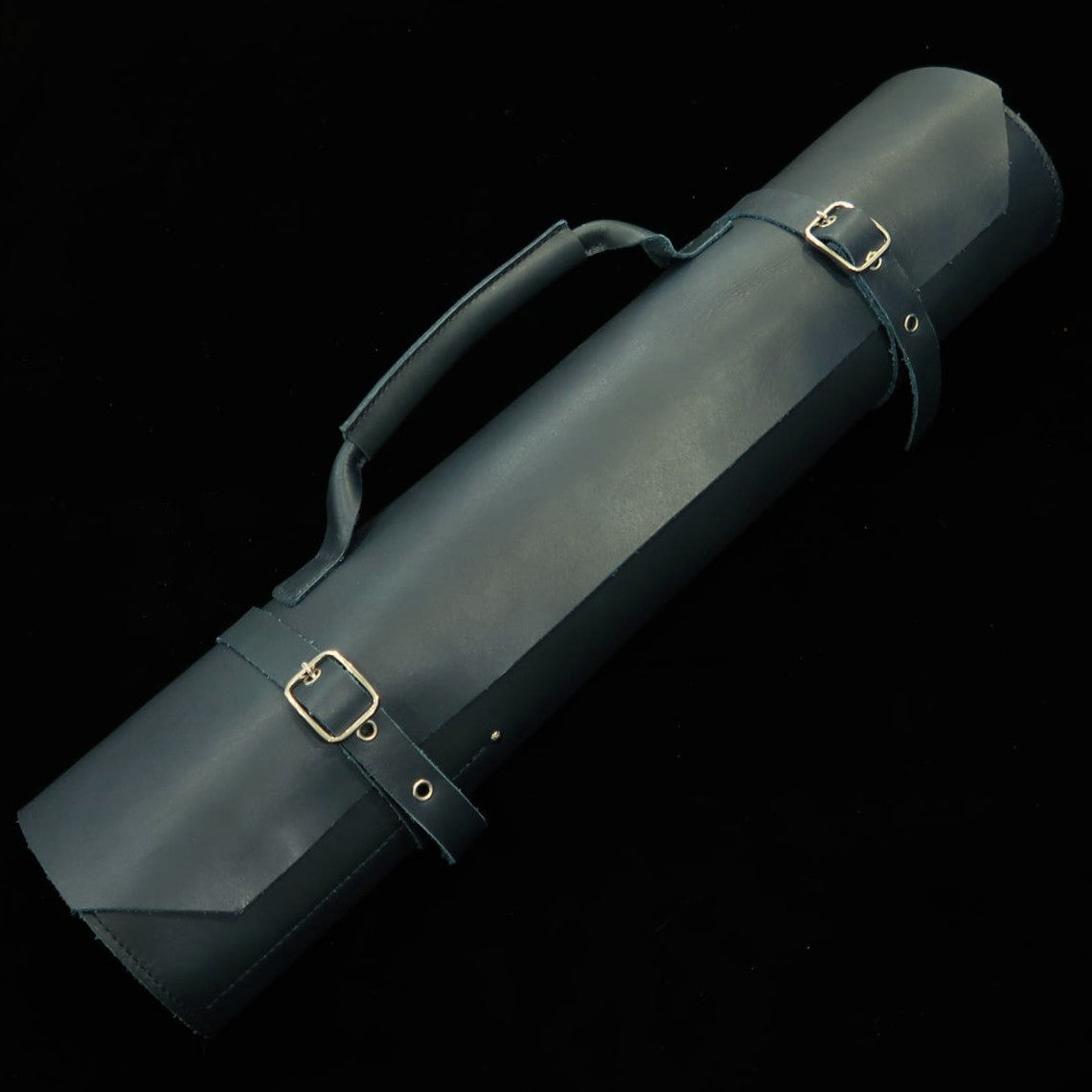 レザーナイフロール Long Lasteing Leather 4色展開 4P (ボルドー/ブラウン/ネイビー/黒)
