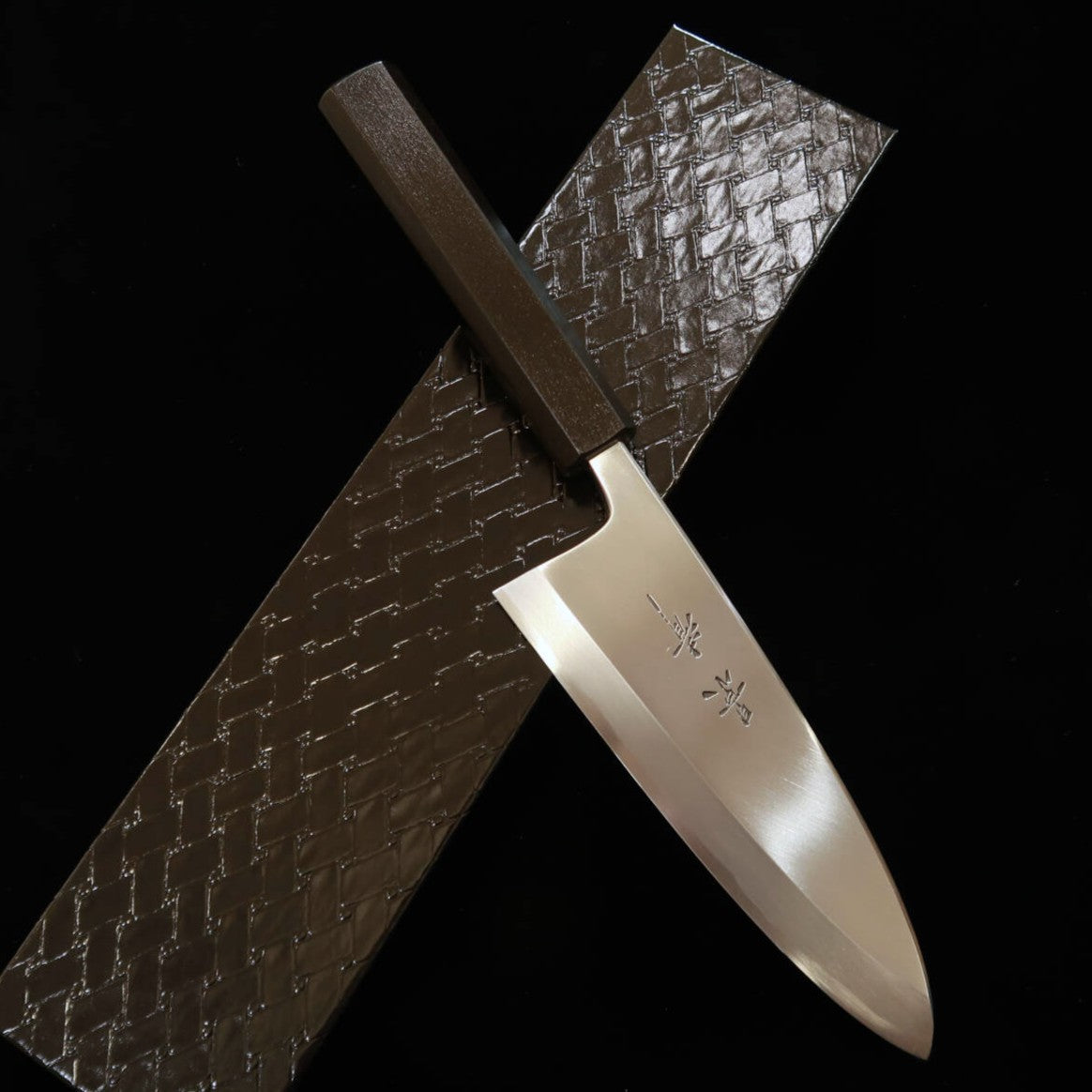 景清KAGEKIYO 出刃 白紙二号 漆柄 (165mm)