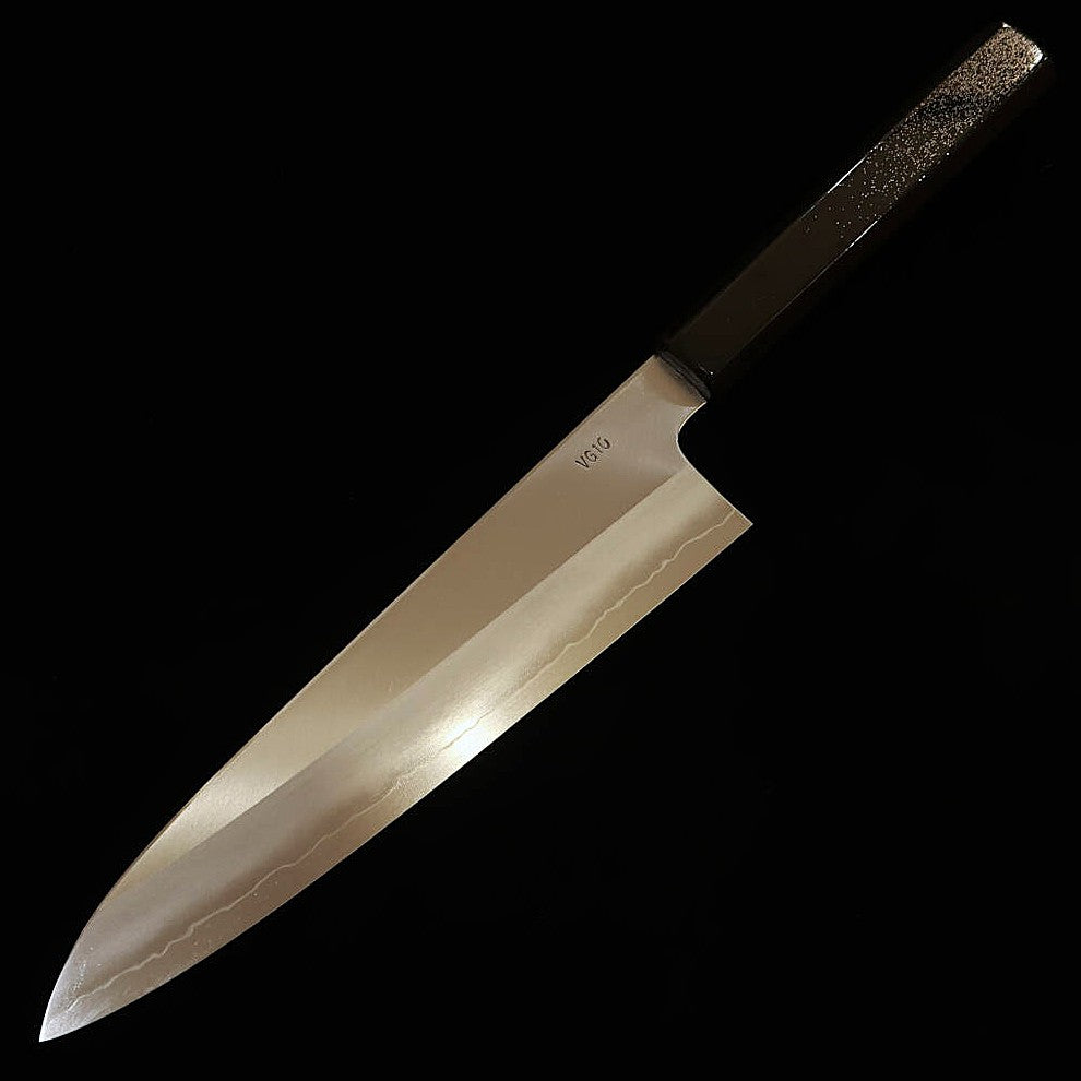 景清KAGEKIYO 和牛刀 VG10 平目漆チラシ柄 (210mm)