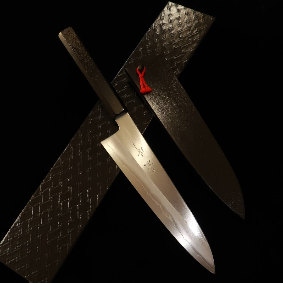景清KAGEKIYO 和牛刀 VG10 平目漆チラシ柄 (210mm)
