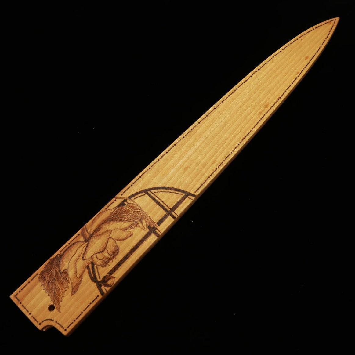 Yanagiba SUISIN Shirogami No. 2 Saya -Renge Masuma- (300mm)