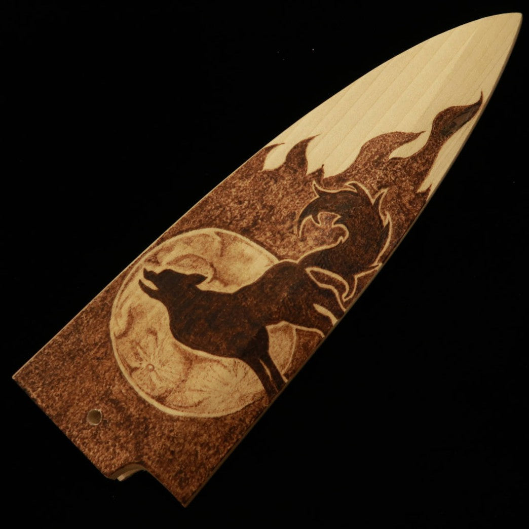 Deba SUISIN Silver No. 3, with Paulownia Sheath - Moonlight - (165mm)