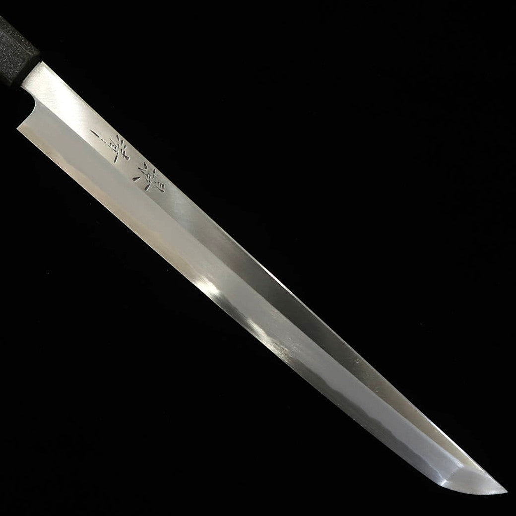 Kagekiyo KAGEKIYO doble filo, punta redondeada, hoja blanca nº2, mango lacado (270 mm)