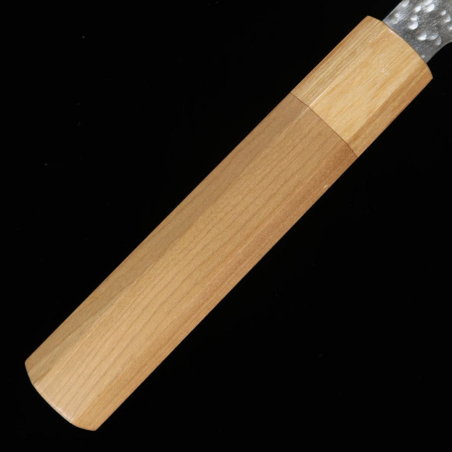 MAKOTO KUROSAKI Sakura Santoku SG2 Martillado Mango octogonal de sakura (165 mm)